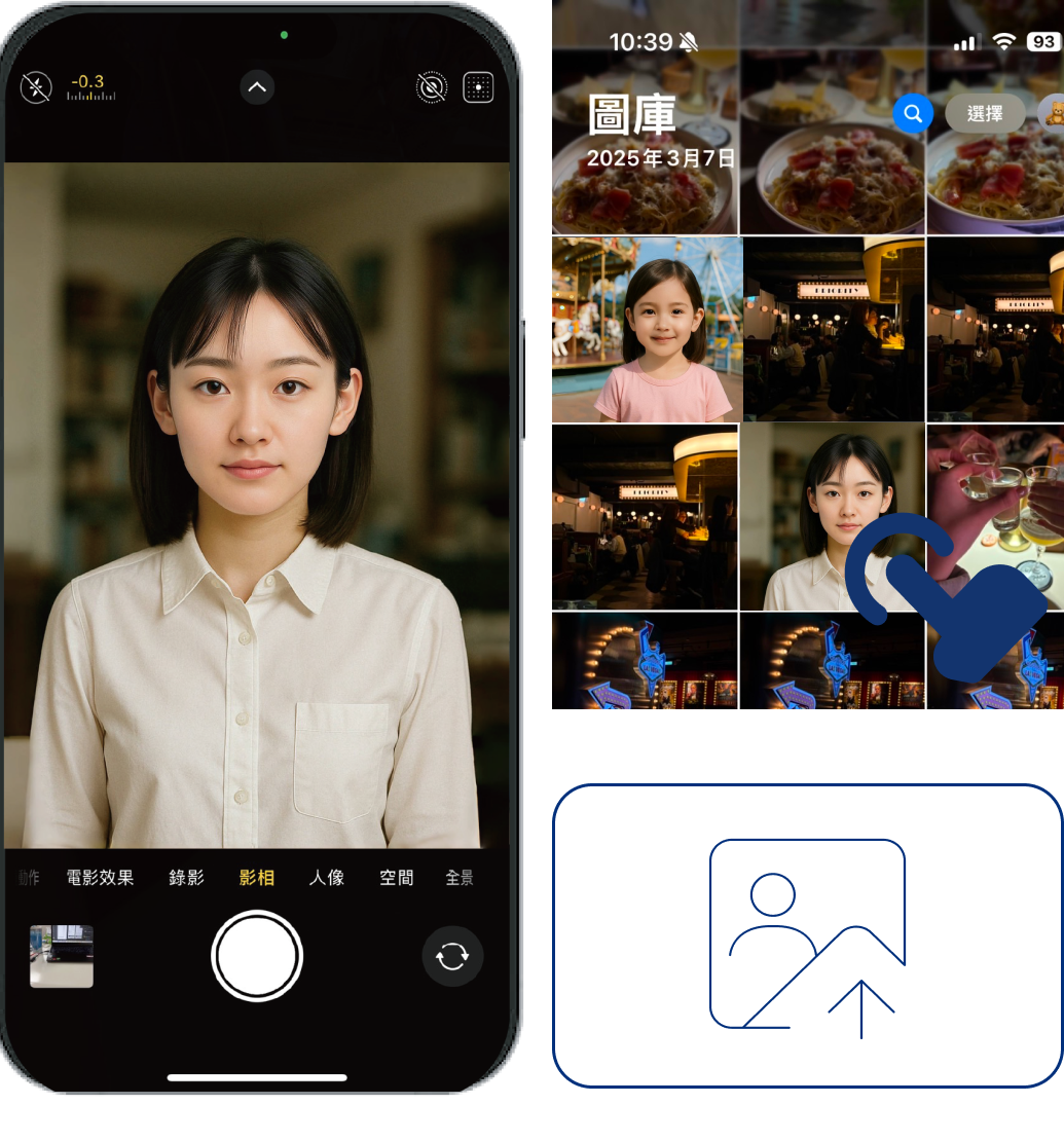 2. 拍攝或上傳照片